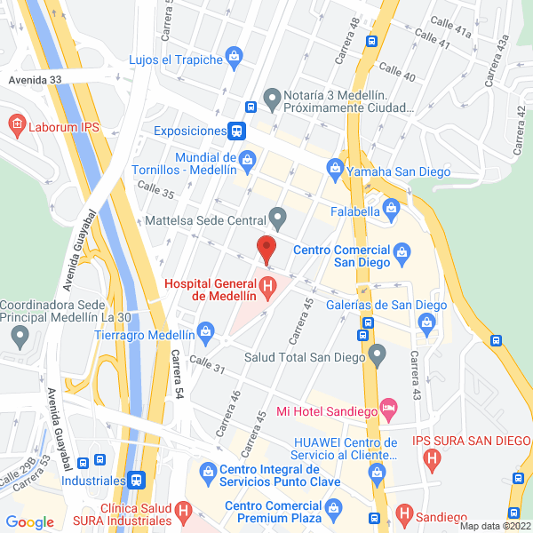 Mapa de Dime Sandiego