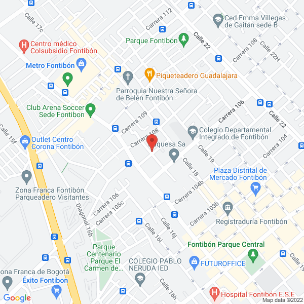 Mapa de Dimontec Ltda.