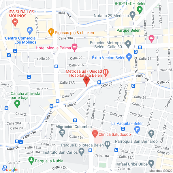 Mapa de Dinamic Products S.A.S.