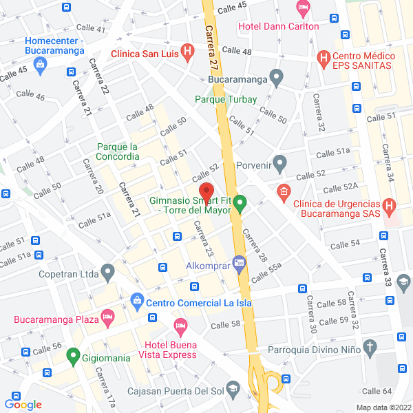 Map of Dinámica Empresarial