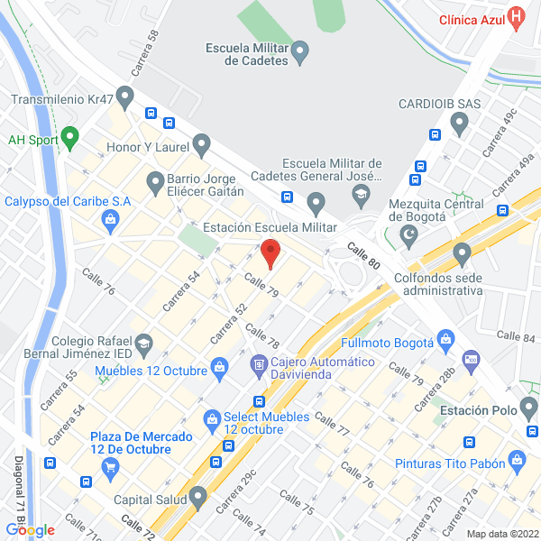 Mapa de Dinatec