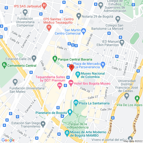 Mapa de Dionisio Araujo Abogados & Consultores S.A.S.
