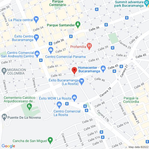 Map of El Punto Eléctrico De La 17 Ltda.