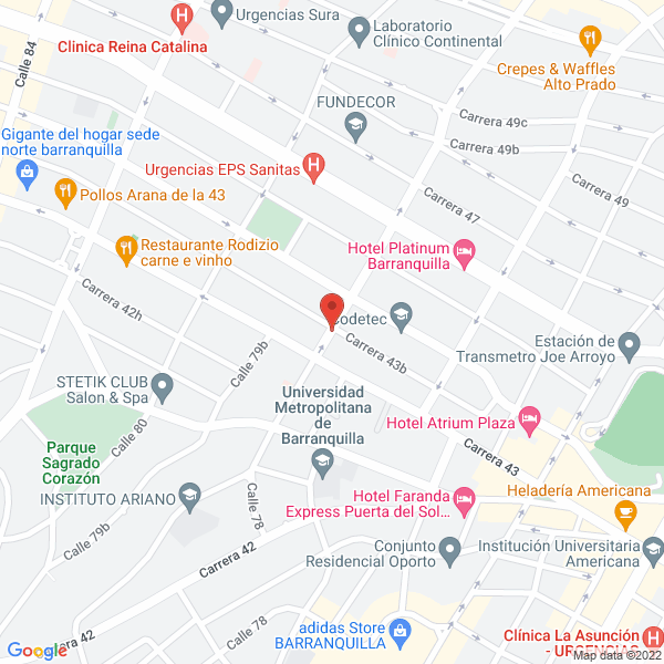 Map of El Solar De Mao