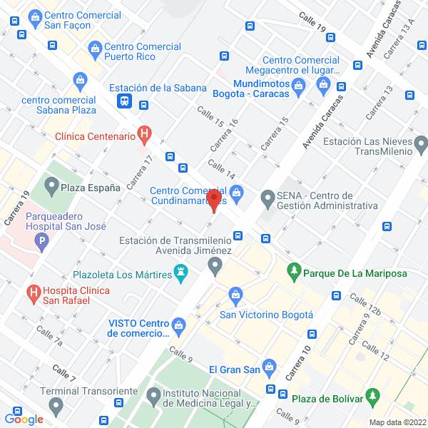 Mapa de El Soldador De Bogotá Ltda.