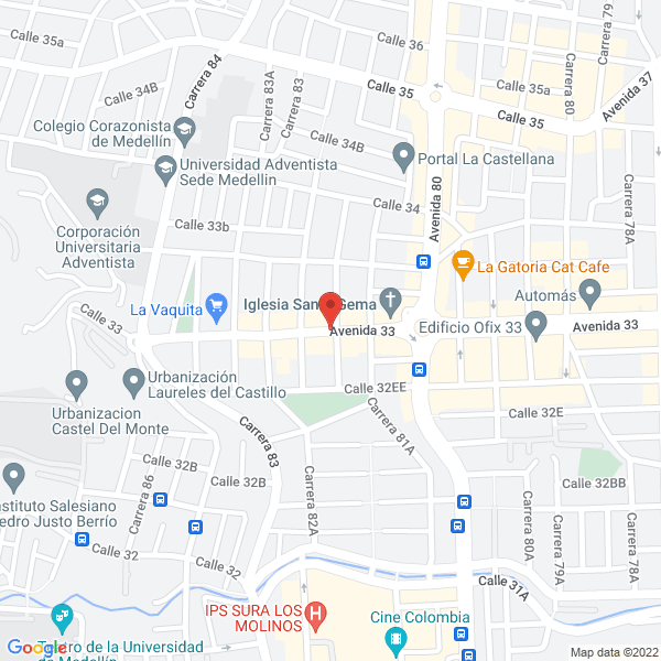 Mapa de El Tejadote Pastelería