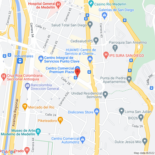 Mapa de El Viñedo Delikatessen S.A.S