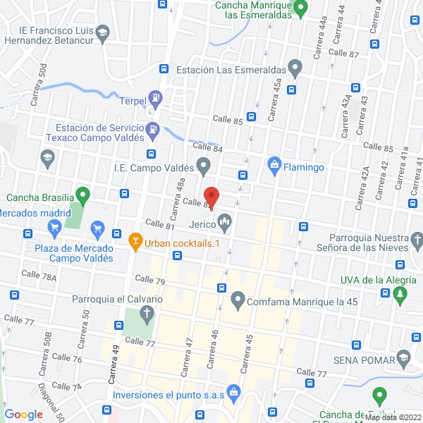 Mapa de Distribuidora Y Comercializadora Santa Isabel