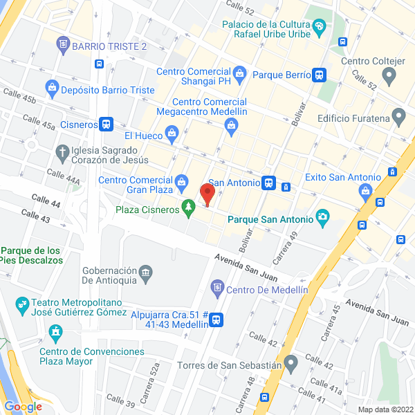 Mapa de Distribuidora Y Marquetería J.A.