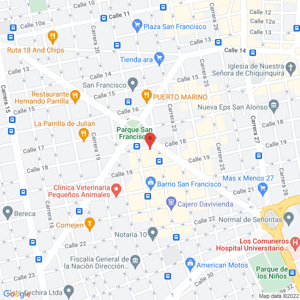 Map of Droguería Boulevar