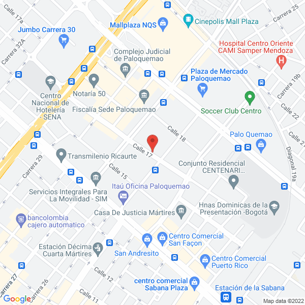 Mapa de Droguería Contipharma