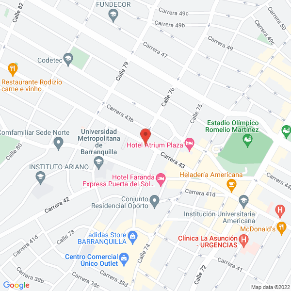 Map of Droguería Farmacep