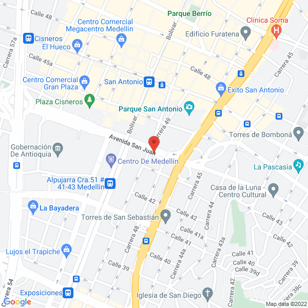 Mapa de Droguería Gran Descuento