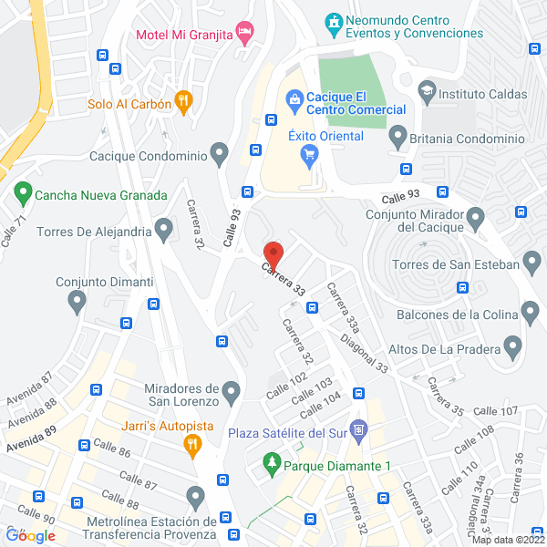 Map of Droguería Granados Vivero