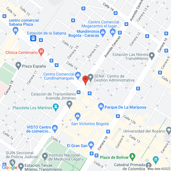 Mapa de El Portal Del Acrílico