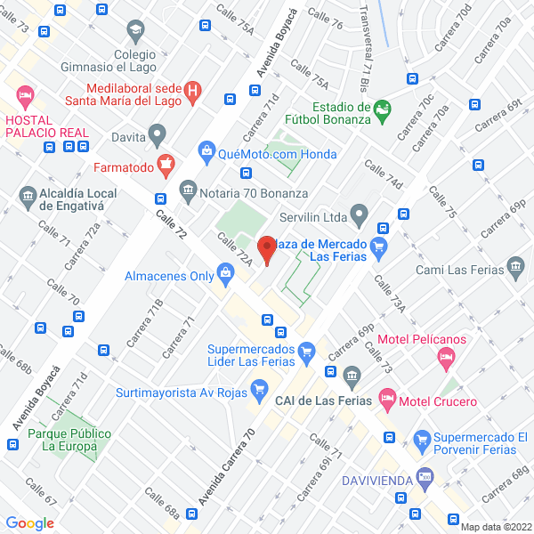 Mapa de Distribuidora La Dolce Bom Bom S.A.S.