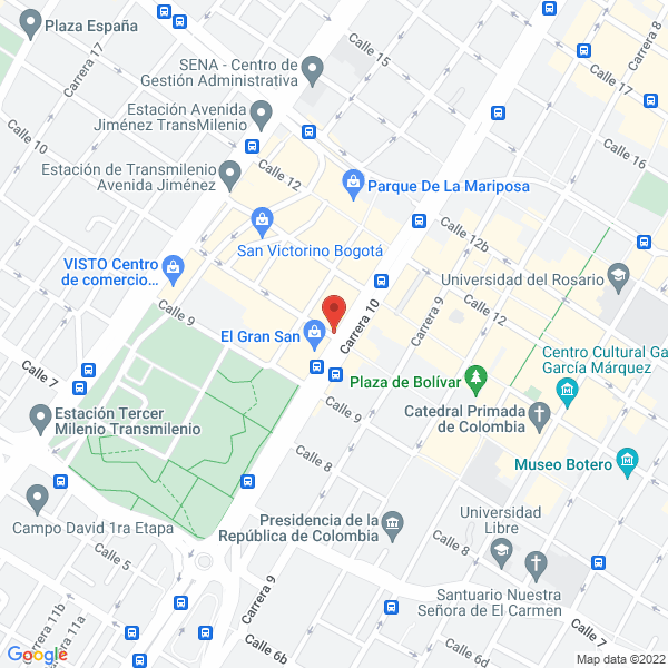 Mapa de Distribuidora La Trece Comercial S.A.S.
