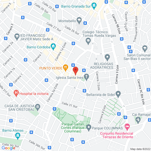 Mapa de Distribuidora Salsamentaria Golden