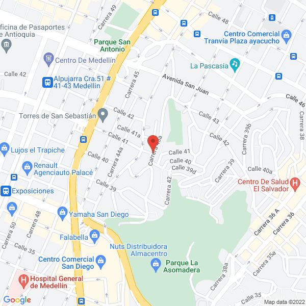 Mapa de Arepas Rellenas Delicias San Diego