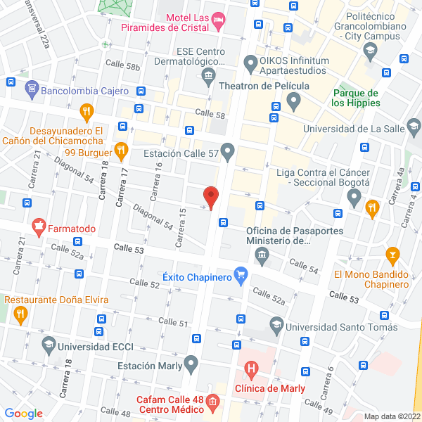 Mapa de Distribuidora Y Librería Universitaria Ltda.