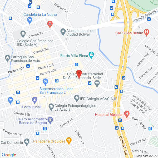 Mapa de Divisiones Plegables Madecor