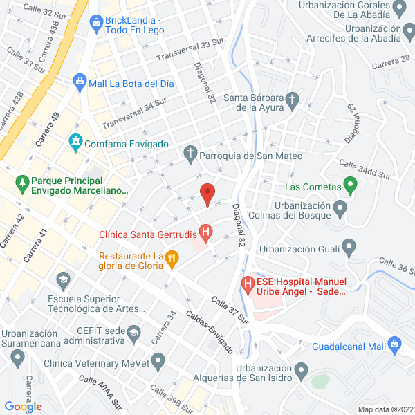 Mapa de Dixprólatex E.U