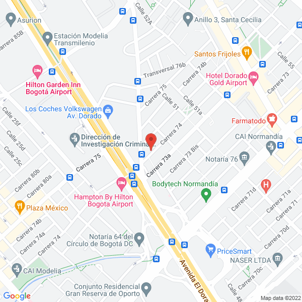 Mapa de Doble Via Viajes Y Turismo S.A.S