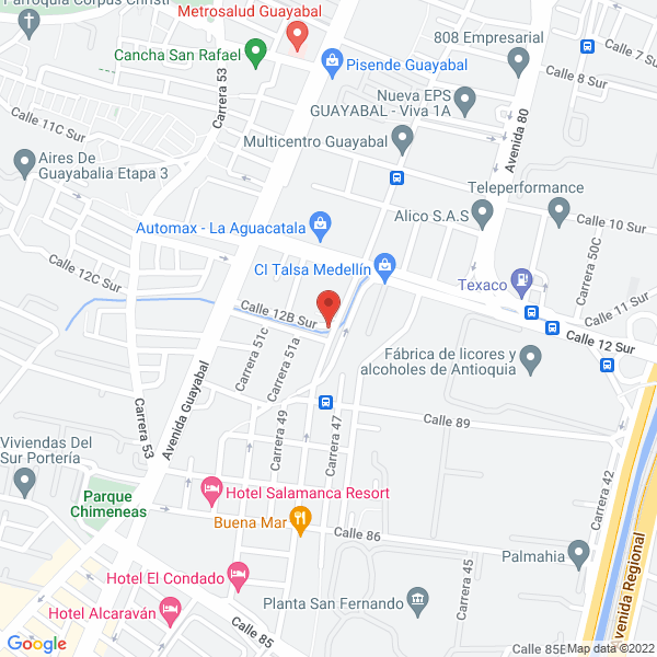 Mapa de Doblemofles Ltda