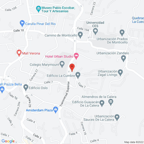 Mapa de Dizzar S.A.S.
