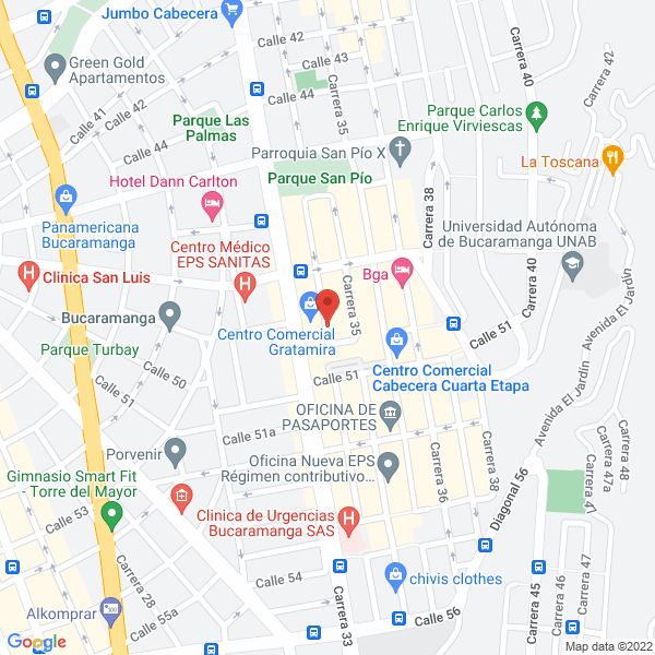 Map of Donatello Repostería