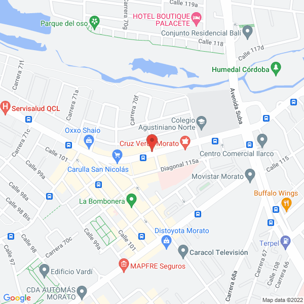 Mapa de Droguería Santé