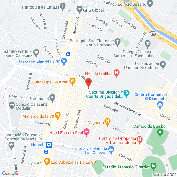 Mapa de Drogueria Scott