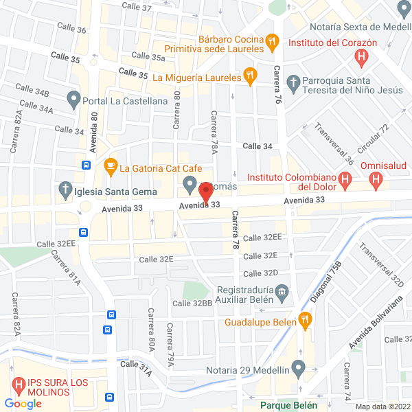 Mapa de Droguería Servidescuentos