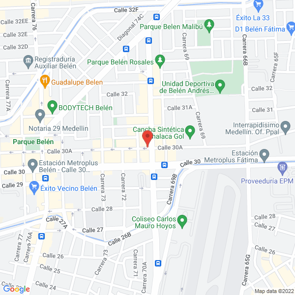 Mapa de Droguería Tomo Drogas