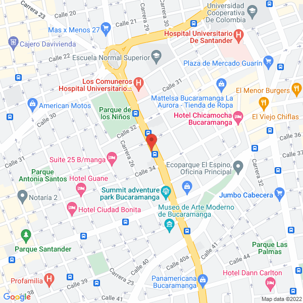 Map of Droguería Y Perfumería Santa Rita