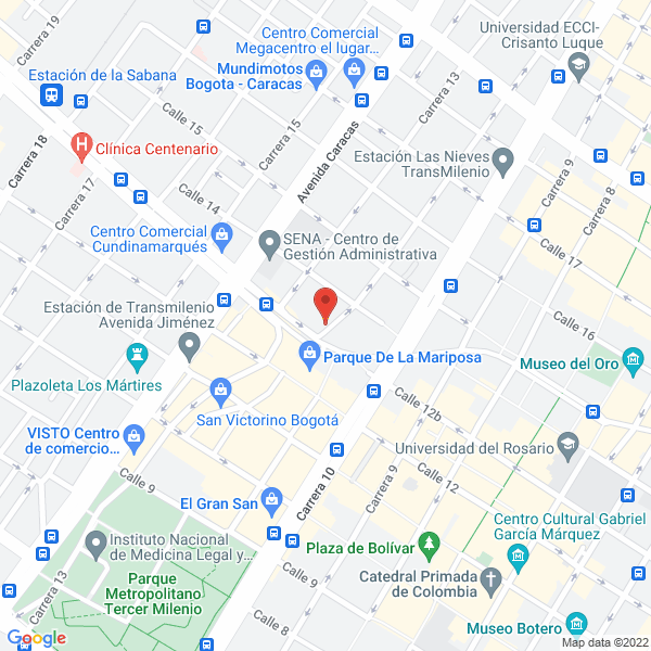 Mapa de Eléctricos Y Ferretería El Surtidor S.A.S.