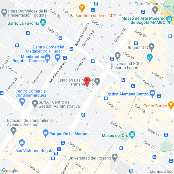 Mapa de Electro Partes C.F.