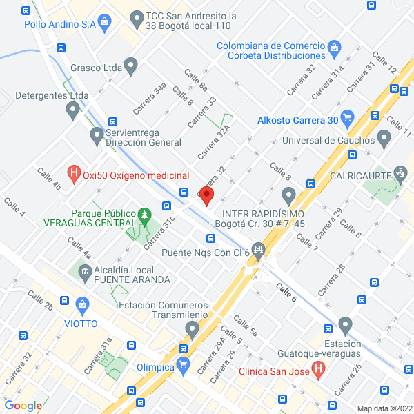 Mapa de Electro Servicio Diesel