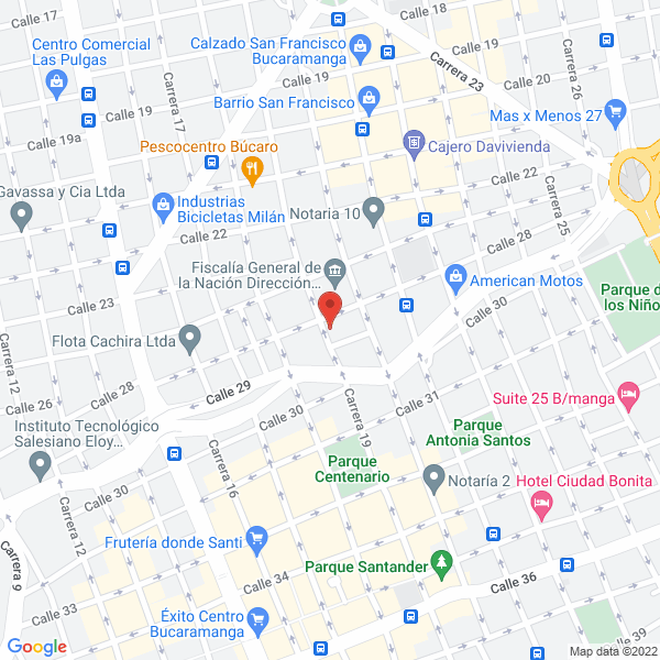 Map of Dromayor Bucaramanga S.A.