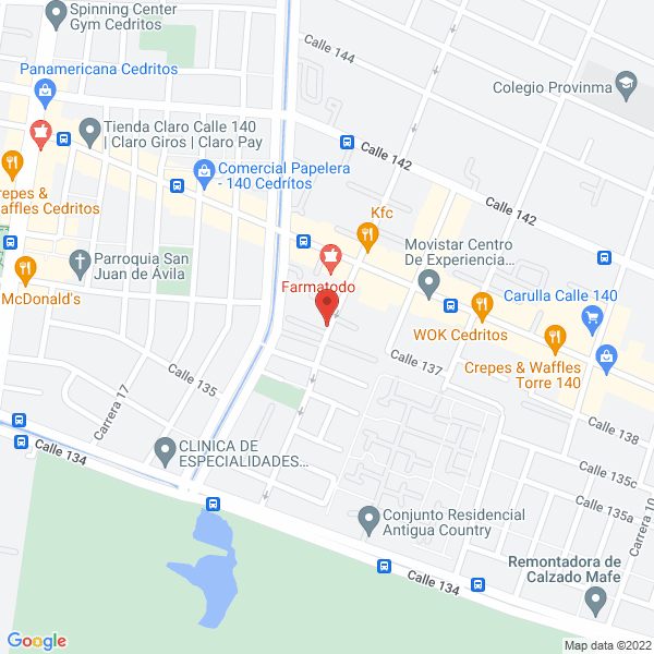 Mapa de Emetal Colombia S.A.S.