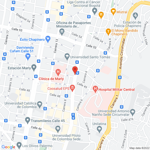 Mapa de Emisora Punto Cinco Ltda.