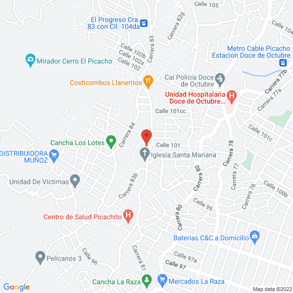 Mapa de Empaques Plásticos Dany Plast