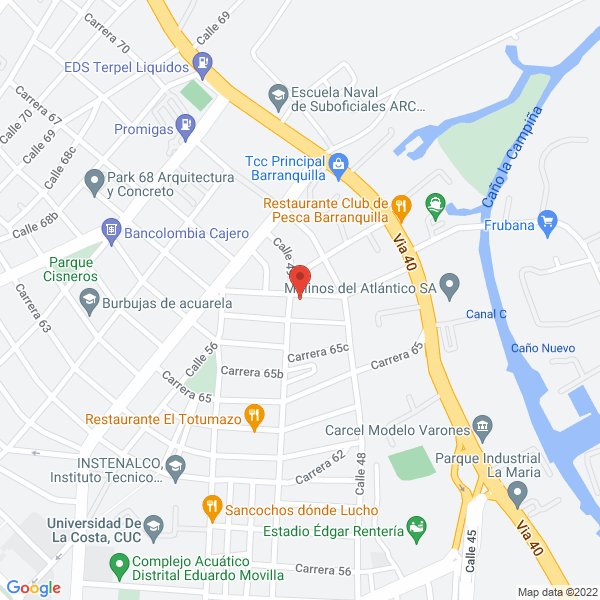 Map of Empaques Transparentes S.A.