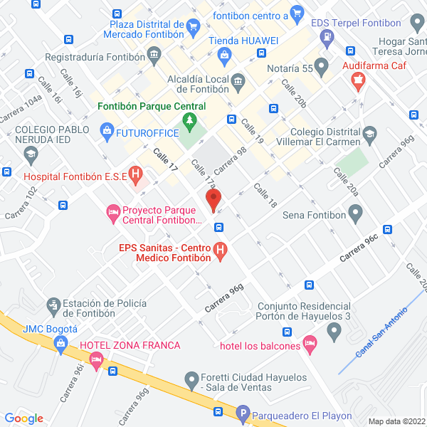 Mapa de Empaques Y Empaques J.R.