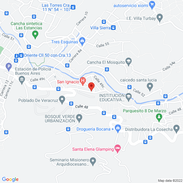 Mapa de Drogueria Elite