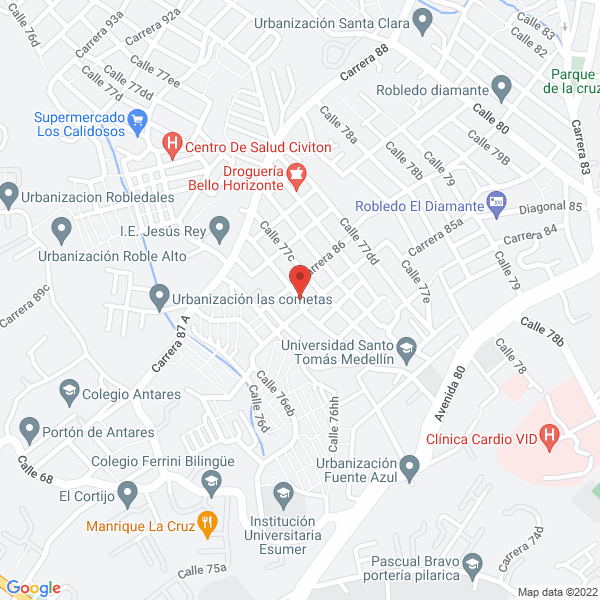 Mapa de Drogueria Grecia