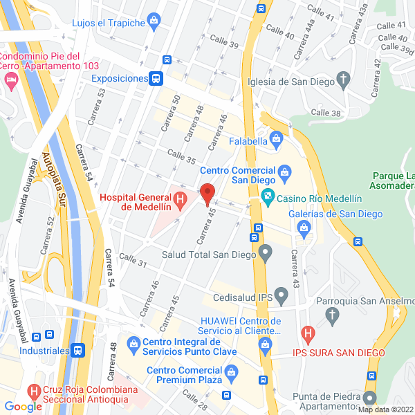 Mapa de Drogueria H Y M