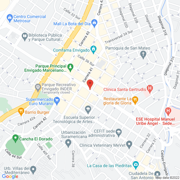 Mapa de Dulzuras De La Plaza