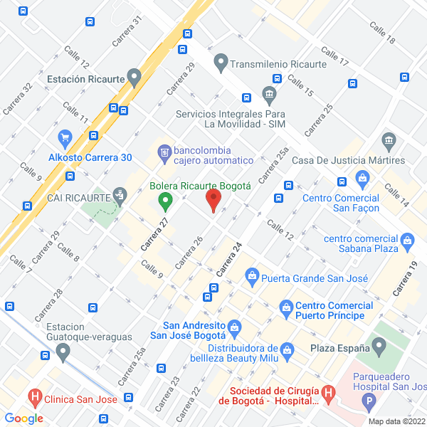 Mapa de E Y S Ingenieros S.A.S.