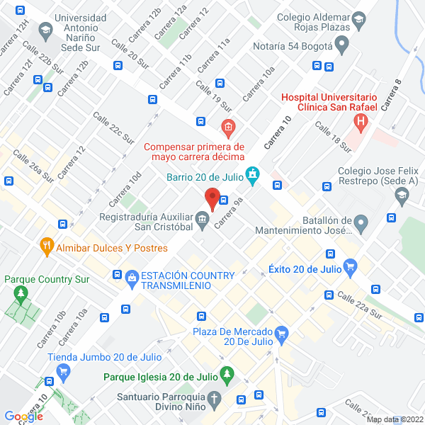 Mapa de E&L Sistema De Anclajes Y Demoliciones S.A.S.